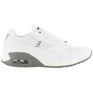 Ela Leather Trainer White with Grey Size 6.5/40