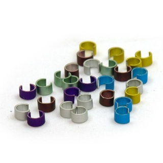 Instrument Code Rings Anodised Light Green (10)