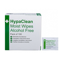 HypaClean Wipes Alcohol Free (100)
