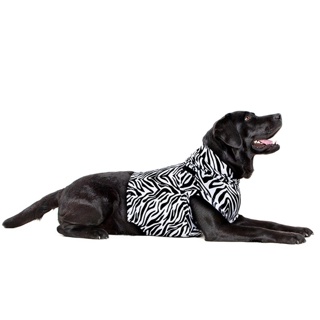 MPS Protective Topshirt 4in1 for Dogs Zebra Print X Large