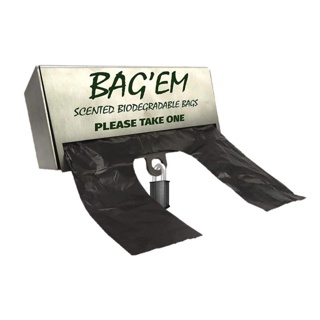 BAG'EM on a Roll Starter Pack (10 x 200 + Lockable Dispenser)