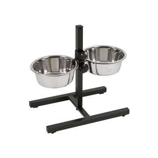 Double Bowl Stand with 1800ml Bowls