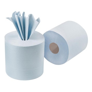 Standard Centre Feed Rolls 2ply Blue (6)