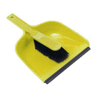 Dust Pan & Brush Soft Yellow