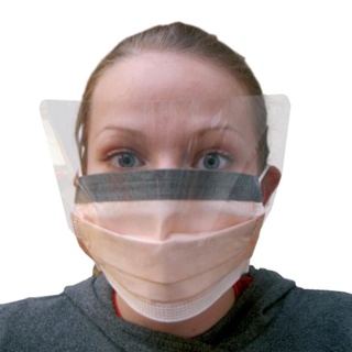 Face Mask With Eye Protection with Ties (25)