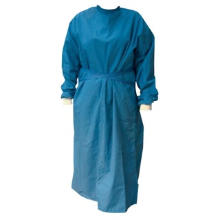 Purfect Operating Gown Long Sleeves/Cuffs (Blue)