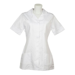 Tunic Healthcare Zipped Female  Size 10 White