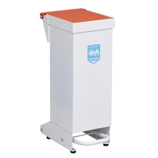 Clinical Waste Bin 28L Orange Lid "Waste That May Be Treated"