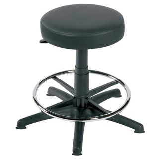 Stool with Ring - Static Black