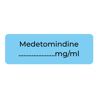 Purfect Syringe Drug Label (400) - Medetomidine