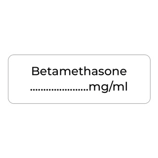 Purfect Syringe Drug Label (400) - Betamethasone