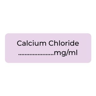 Purfect Syringe Drug Label (400) - Calcium Chloride