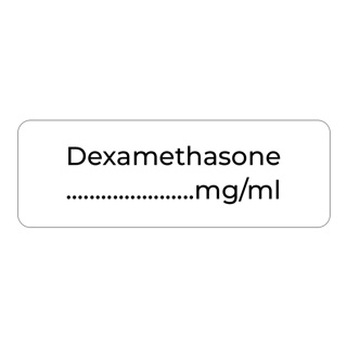 Purfect Syringe Drug Label (400) - Dexamethasone