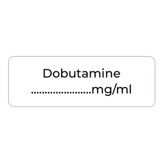 Purfect Syringe Drug Label (400) - Dobutamine