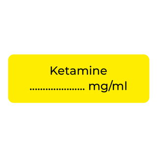 Purfect Syringe Drug Label (400) - Ketamine