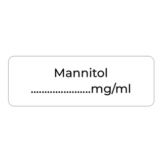 Purfect Syringe Drug Label (400) - Mannitol