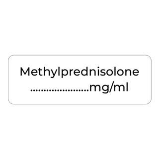 Purfect Syringe Drug Label (400) - Methylprednisolone