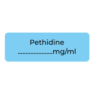 Purfect Syringe Drug Label (400) - Pethidine