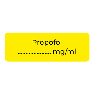 Purfect Syringe Drug Label (400) - Propofol