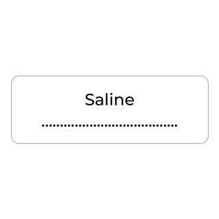 Purfect Syringe Drug Label (400) - Saline
