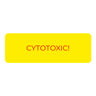 Purfect Syringe Drug Label (400) - Cytotoxic (Red Text)