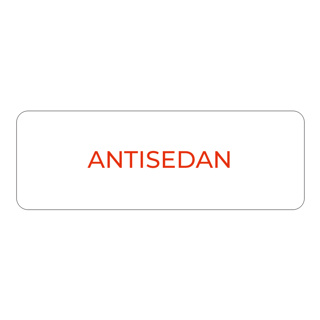 Purfect Syringe Drug Label (400) - Antisedan (Red Text)