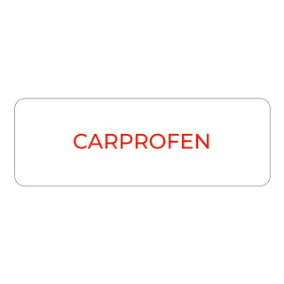 Purfect Syringe Drug Label (400) - Carprofen (Red Text)