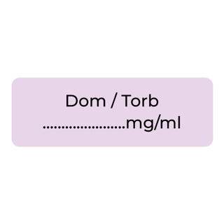 Purfect Syringe Drug Label (400) - Dom / Torb