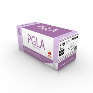 VetSuture   PGLA 4/0 (1.5 Metric), 19mm 3/8 Rnd Tap Pt., 90cm Length (12)