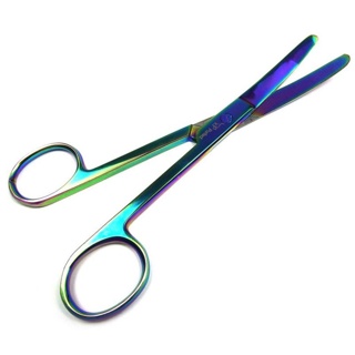 Purfect Nursing Scissors 5 1/2" Curved Titanium Effect