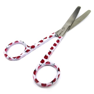 Purfect Nursing Scissors 5 1/2" Curved Ladybird Print