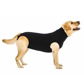 Suitical Recovery Suit Dog Black 3X Small