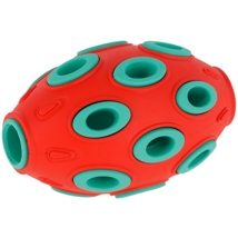 Rugby ToyFastic Fillable Red/Turquoise 12 x 7.5cm