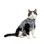Medical Pet Shirt for Cats Zebra Print 3XS