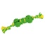 Bone on a Rope Rubber/Cotton Green/Yellow 30cm