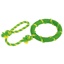 Ring on a Rope Rubber/Cotton Green/Yellow 47cm